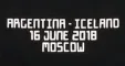 2018 Argentina Away Matchday