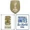2026 WC Champion Team White & WC Champions 2026 & Football Unites The World Final Badge