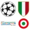 24/27 UCL & UEFA Foundation & Scudetto & Coccarda Badges