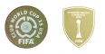 FIFA Club World Cup 2025 Champion + FIFA Real Madrid Intercontinental Champion 2024 Gold Patch