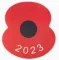 2023 British Legion Poppy Badge