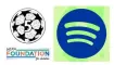 24/25 Badge UCL 5 & Fondazione UEFA & Logo Spotify senza testo (blu) & AMBILIGHT tv