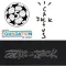 24/25 UCL 5 & UEFA Foundation Badges & 2PCS Travis Scott Cactus Jack (dark gray) & AMBILIGHT tv