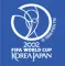 Distintivi della Coppa del Mondo Corea-Giappone 2002 (bianchi) Destra