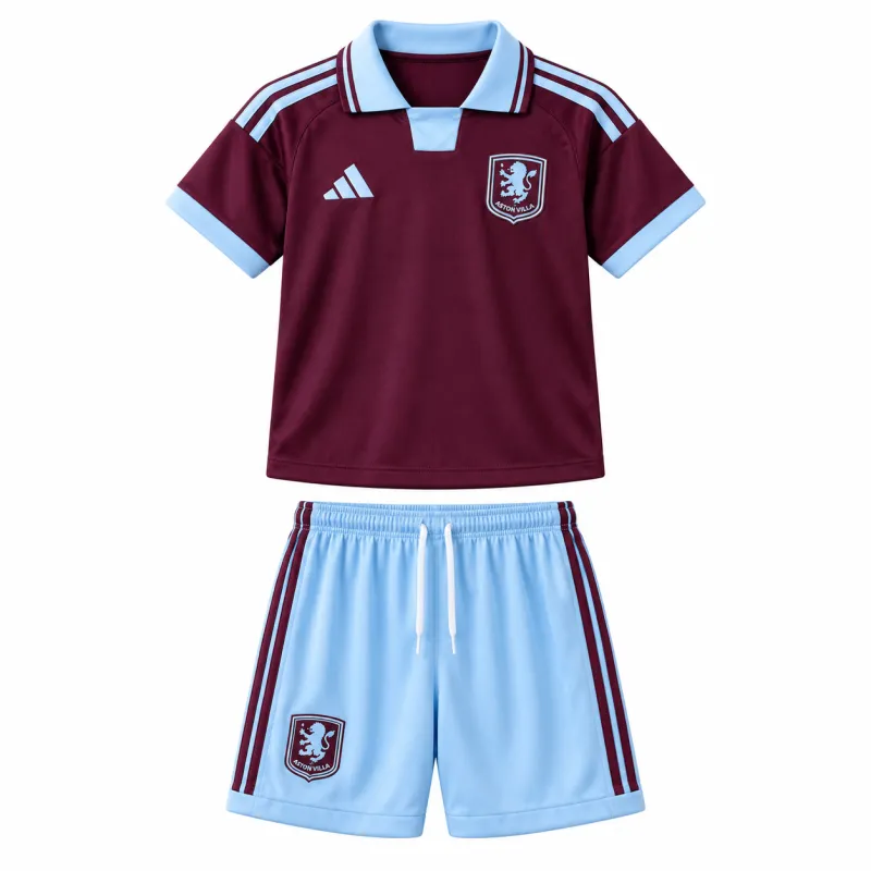 26/27 Aston Villa Home Kids Kit