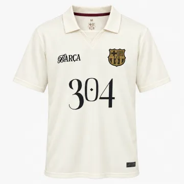 24/25 Barcellona LAMINE YAMAL 304 Maglia bianca in edizione speciale