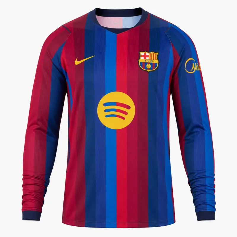 2026/27 Barcelona Home Long Sleeve Jersey