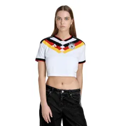 Germany 2026 Home Women's Crop Top Style Jersey - product photo US14.98 - Germany 2026 Home Women's Crop Top Style Jersey