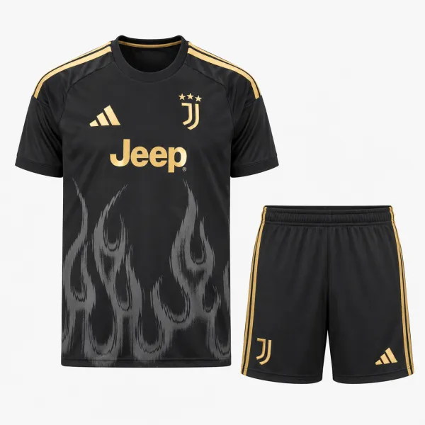 26/27 Juventus Third Jerseys Kit - A-Grade Quality Detail View