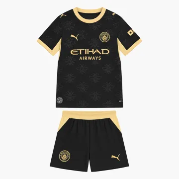 Equipación infantil para partidos fuera de casa del Manchester City 26/27