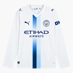 26/27 Manchester City Third Long Sleeve Jersey - product photo US17.98 - 26/27 Manchester City Third Long Sleeve Jersey