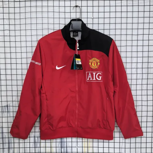 Manchester United 2007/08 Men's Windbreaker - Red