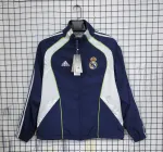 Casaco de inverno Retro do Real Madrid 2010/11 Azul Real Madrid 2010/11 Retro Windbreaker Blue