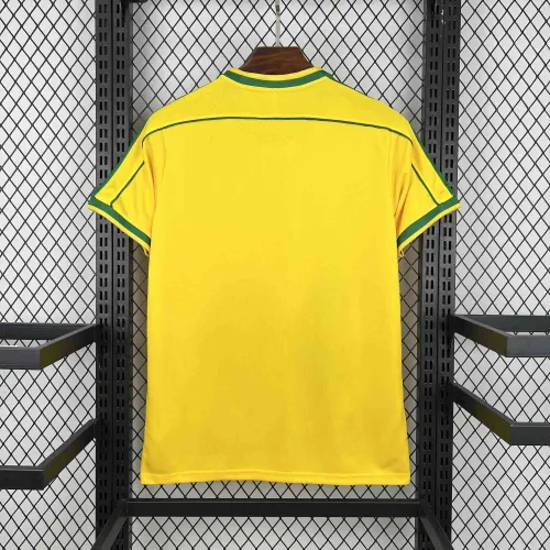 1998 World Cup Retro Brazil Home Special Kit Football Jersey