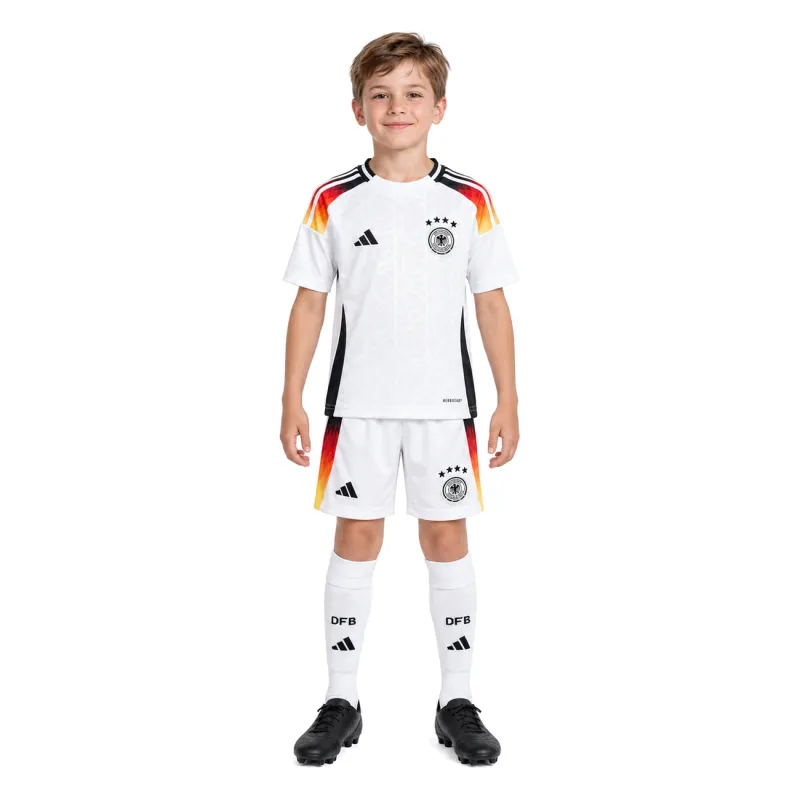 2024 Germany Home Kids Kit - AI model preview, front view, socks optional