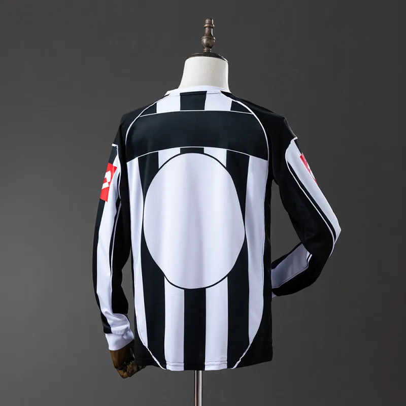 Juventus 2002/03 Home Soccer Jersey Long Sleeve Retro
