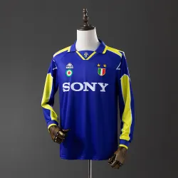 Juventus 1995/96 Away Soccer Jersey Long Sleeve Retro - product photo US21.97 - Juventus 1995/96 Away Soccer Jersey Long Sleeve Retro