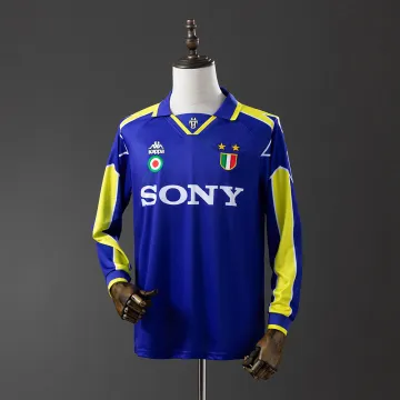 Juventus 1995/96 Away Soccer Jersey Long Sleeve Retro