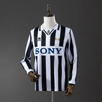 Juventus 1995/97 Home Soccer Jersey Long Sleeve Retro