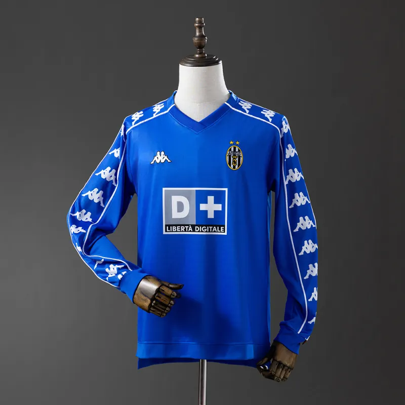 Juventus 1999/00 Away Soccer Jersey Long Sleeve Retro
