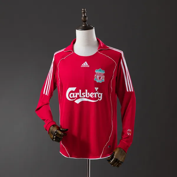 Liverpool 06/07 long sleeve football jersey - A-Grade Quality Detail View