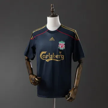 Liverpool 2009/10 Away Soccer Jersey Retro