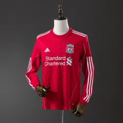 Liverpool 2010/11 Home Soccer Jersey Long Sleeve Retro - product photo US21.97 - Liverpool 2010/11 Home Soccer Jersey Long Sleeve Retro