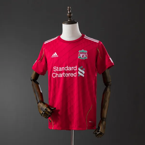 Liverpool 10/11 retro soccer jersey - A-Grade Quality Detail View