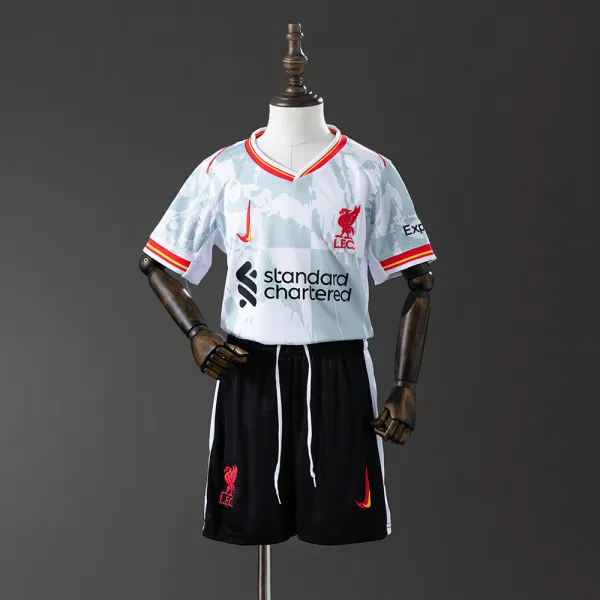 Terceira camisola de futebol do Liverpool 24/25 - Qualidade A Vista detalhada