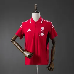 Liverpool 2025/26 POLO Shirt Red - product photo US17.99 - Liverpool 2025/26 POLO Shirt Red