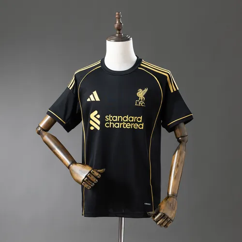 Camisa de futebol do Liverpool 2025/26, preta