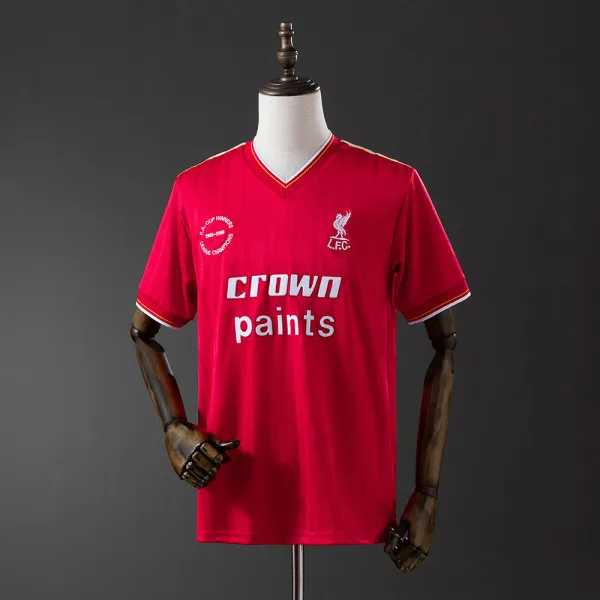Liverpool 85/86 retro soccer jersey - A-Grade Quality Detail View