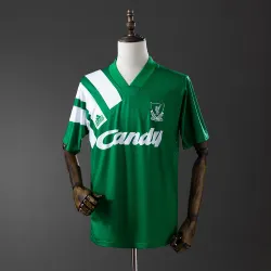 Liverpool 1991/92 Away Soccer Jersey Retro - product photo US20.99 - Liverpool 1991/92 Away Soccer Jersey Retro