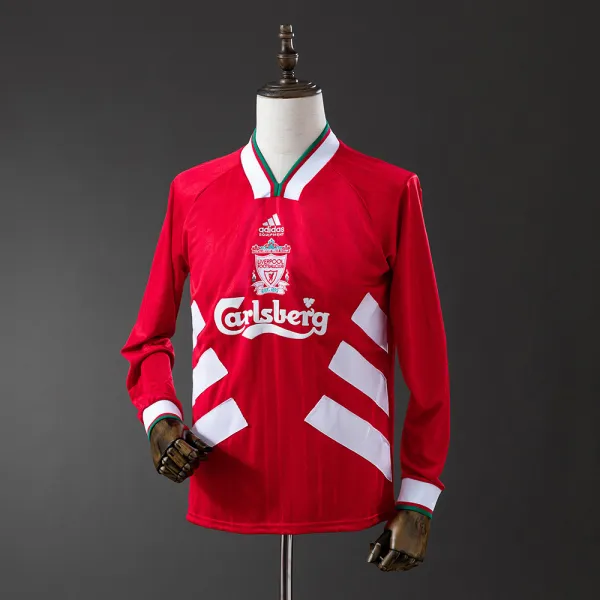 93/95 Liverpool long sleeve soccer jersey - A-Grade Quality Detail View
