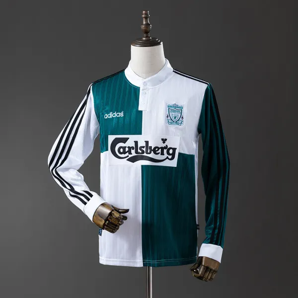 95/96 Liverpool soccer long sleeve kit - A-Grade Quality Detail View
