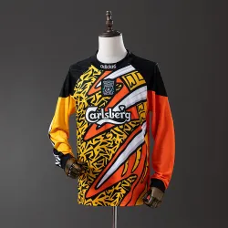 Liverpool 1995/96 Goalkeeper Jersey Long Sleeve Retro - product photo US21.98 - Liverpool 1995/96 Goalkeeper Jersey Long Sleeve Retro
