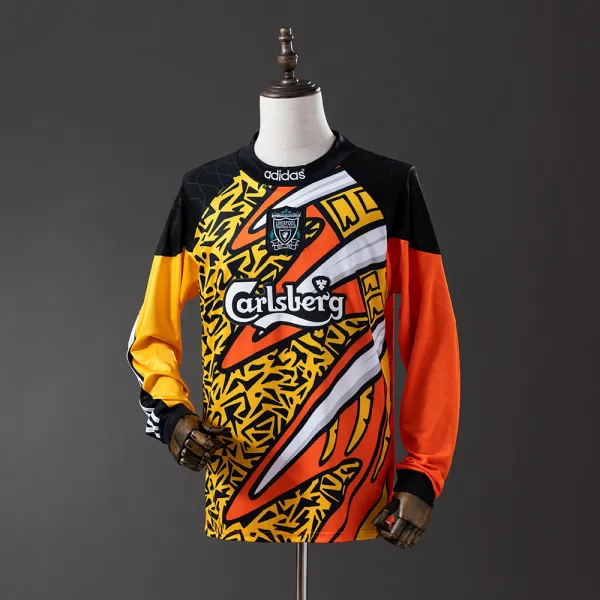 Liverpool 95/96 retro goalkeeper soccer jersey - A-Grade Quality Detail View