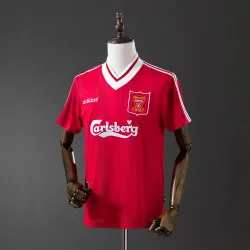 US20.98 - Liverpool 1995/96 Home Soccer Jersey Retro