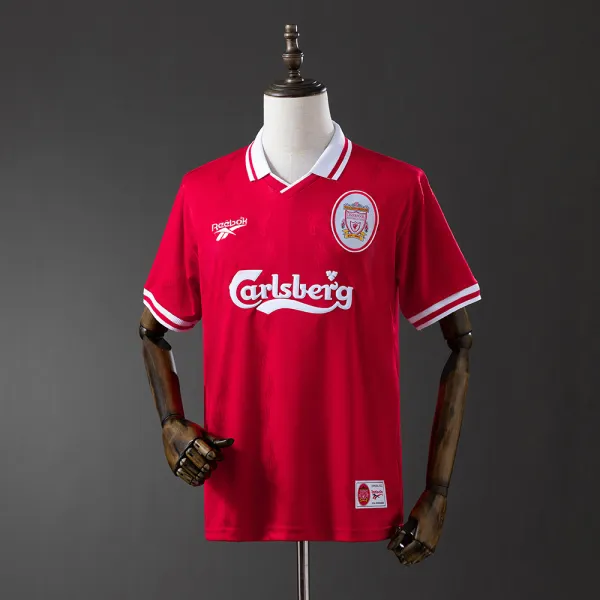 96/97 Liverpool retro soccer jersey - A-Grade Quality Detail View