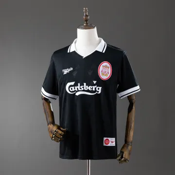 Liverpool 1996/97 Soccer Jersey Retro Black