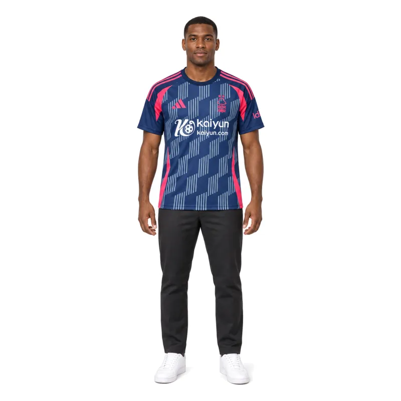 24/25 Nottingham Forest Away Jersey - AI model preview, front view