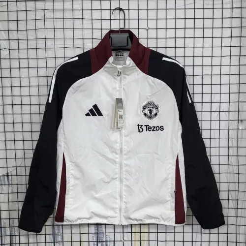 Manchester United 2024/25 Men's Windbreaker - White