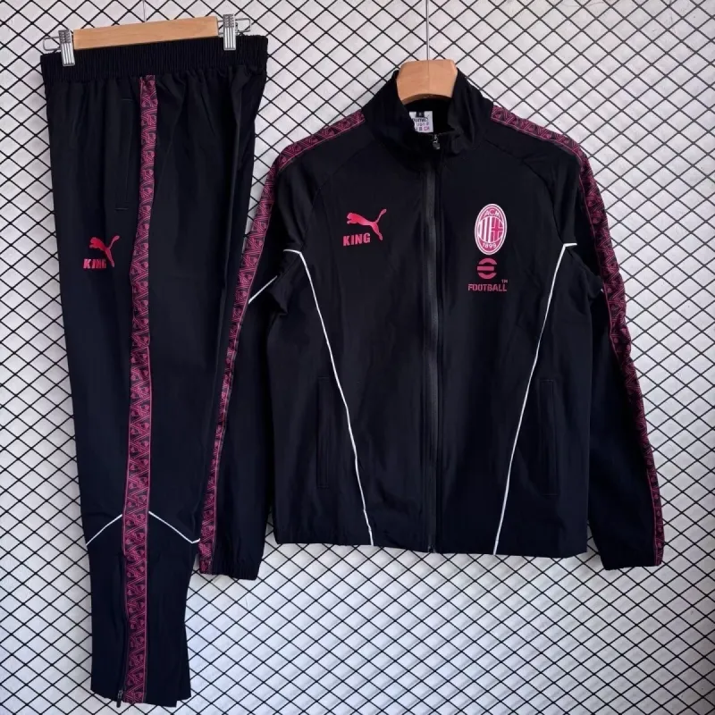 25/26 AC Milan Windbreaker Jackets With Pants