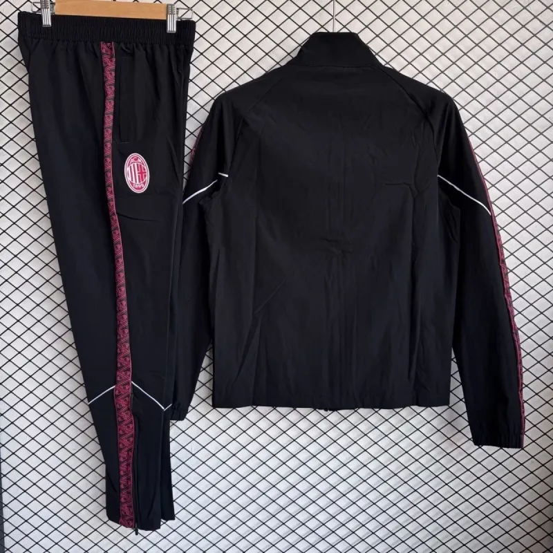 25/26 AC Milan Windbreaker Jackets With Pants
