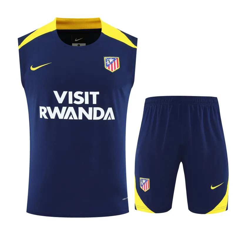 Atletico Madrid 2025/26 Sleeveless Training Kit Blue