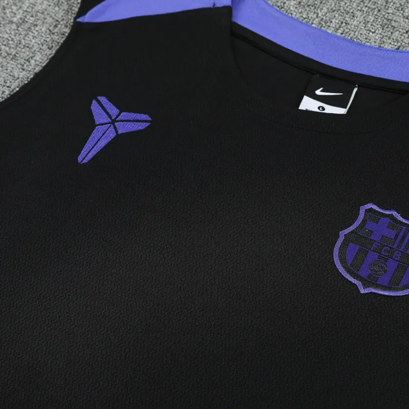 FC Barcelona 2025/26 Sleeveless Training Kit Black