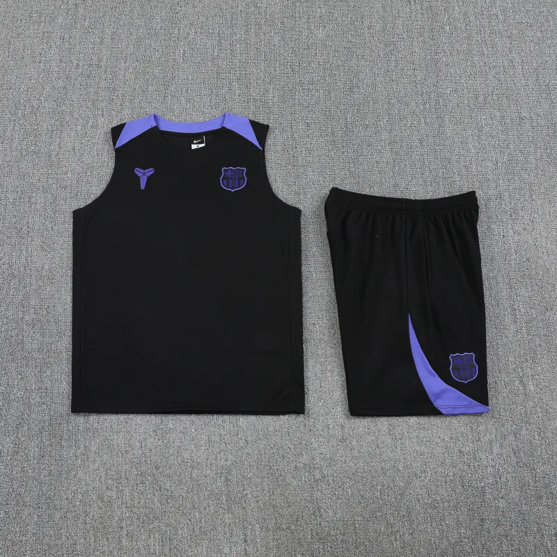 FC Barcelona 2025/26 Sleeveless Training Kit Black