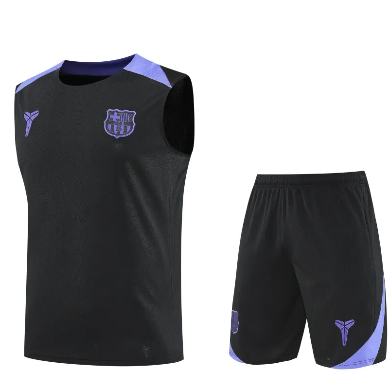 FC Barcelona 2025/26 Sleeveless Training Kit Black