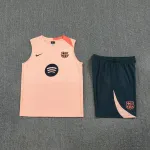 FC Barcelona 2025/26 Ärmelloses Trainings-Set, orange