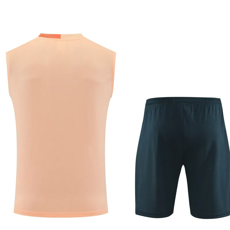 FC Barcelona 2025/26 Ärmelloses Trainings-Set, orange